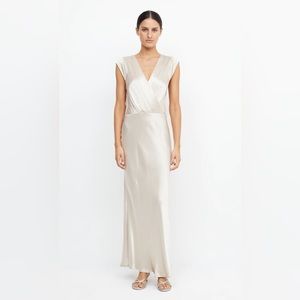 Bec + Bridge Moon Dance Maxi Dress in Sand